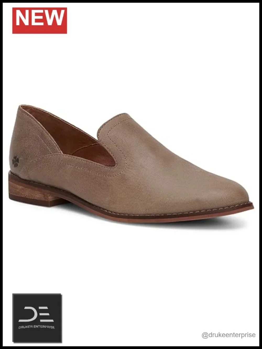 Lucky Brand Women's Leather Slip-On Loafers Flat | Classic Comfort
